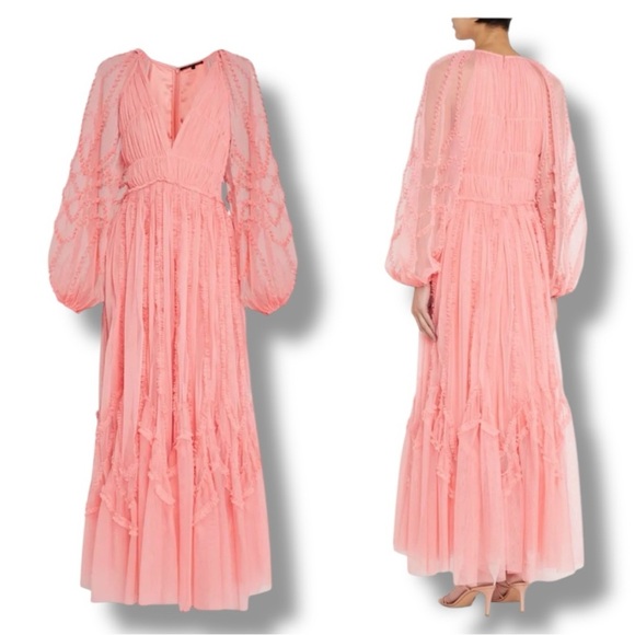 Kobi Halperin Dresses & Skirts - Kobi Halperin Lindsay Sherbet Tulle Maxi Dress | NWT | Size L | $898 Retail